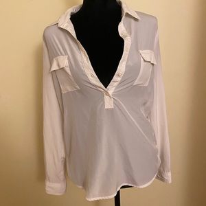 WHITE SHEER BLOUSE